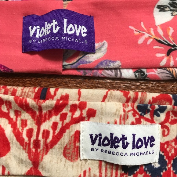 Violet love headbands - Picture 2 of 4